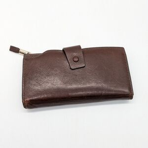 ✨3/$15 Travelambo brown leather wallet